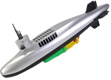 Simuliertes U-Boot-Lernmodell – 18 cm Großes Elektrisches Tauchspielzeug Mit Zubehör, Nicht Ferngesteuertes Design | Kinder Badewasser Spielen Lernspaß Mit Auftauch- Und Tauchaktionen