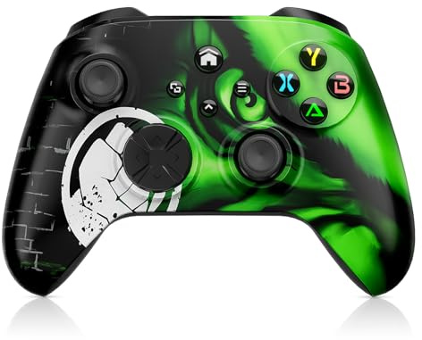 GGiking Wireless Controller für Xbox Series, Xbox One, PC, iOS, Android, mit Grip-Vibration + Trigger-Vibration, Bluetooth, Makro, Turbo, 6-Achsen-Sensor, 3,5mm Audiobuchse