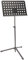 K&M 12179 Orchesternotenpult Schwarz – Notenständer von 61 - 108 cm ausziehbar – klappbare, gelochte Notenplatte