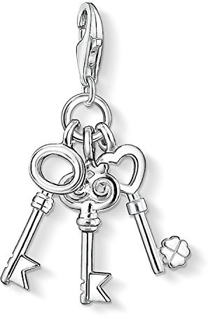 Thomas Sabo Charm-Anhänger Drei Schlüssel Charm Club 925 Sterling Silber 0749-001-12