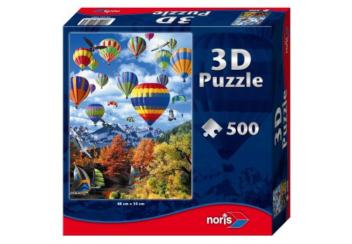 Noris 606031084 - Heißluftballon 3D Puzzle, 500 Teile