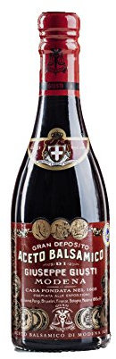 Giusti Aceto Balsamico di Modena – Giusti Balsamico Essig 3 Gold Medaillen in Traditionsflasche (1 x 0.25 l)