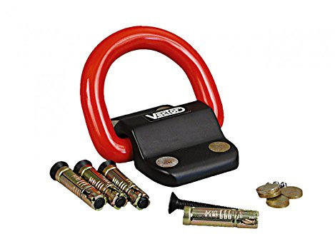 VECTOR - Kit Ancre Platine Fixation Sol/Mur Cadenas Compac Block 95X78Mm 22Mm