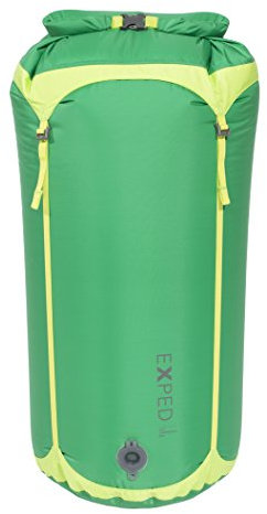 Exped Waterproof Telecompression Bag L Grün - Wasserdichter platzsparender Kompressionssack, 36l, Größe 36l - Farbe Gree