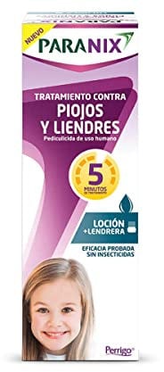 Paranix Loción Tratamiento para Piojos y Liendres - Incluye Lendrera - Sin insecticidas - 150 ml