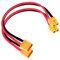 VUNIVERSUM 2x Stück Premium XT60 Verlängerung 20cm 14AWG Kabel Stecker auf Buchse Male auf Female Hochstromstecker Goldstecker Adapterkabel für Lipo Akku Batterie