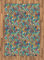 ABAKUHAUS marokkanisch Teppich, Orientalische Motive, Flachgewebe Deko-Teppiche für das Wohn-,Schlaf-, und Essenszimmer, 120 x 180 cm, Türkis