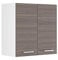 Vicco Hängeschrank R-Line, hängender Küchenschrank, Grau/Weiß, 60 cm