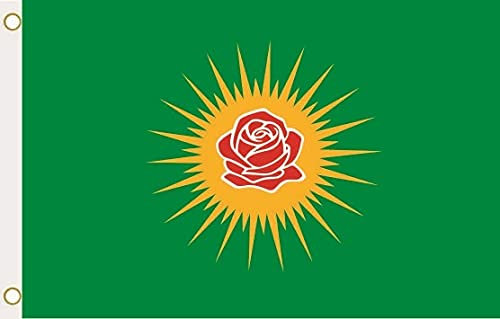 U24 Flagge Fahne Kurdistan Demokratische Lösung 90 x 150 cm