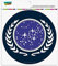 Star Trek United Federation of Planets Logo Auto Kühlschrank Locker Vinyl Kreismagnet