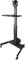 StarTech.com Mobile Workstation Cart with Monitor Mount, CPU/PC Holder, Keyboard Tray - Ergonomic Height Adjustable Desktop Computer Cart - Rolling Mobile Standing Workstation on Wheels (WKSTNCART)