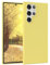 EAZY CASE - Silikonhülle für Samsung Galaxy S22 Ultra 5G Hülle Silikon Case Gelb weich stoßfeste Handyhülle S22 Ultra Schutzhülle mit Kameraschutz Dünn Premium Schutz Cover TPU Bumper Pastellgelb