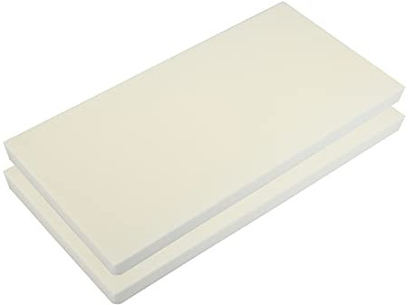 X AUTOHAUX 400x200x20mm 2pcs Car Garage Wall Guard Door Bumper Protector White