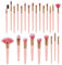 OURVER Pinceau Cosmétique, 24 pinceaux de maquillage PCS Set Kit de pinceau de maquillage à paupières