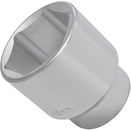 AERZETIX - C70937 - Douille de vissage longue 3/4 corps 46 mm x 68 mm - clé à cliquet - à empreinte hexagonale 6 pans - en acier CR-V - finition chromée