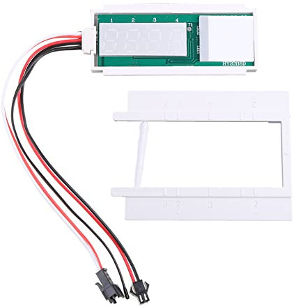TONXX Bouton Unique DC12V pour capteur Tactile, avec Horloge, Affichage de la température, LED pour Tactile, vanité, Salle de Bain