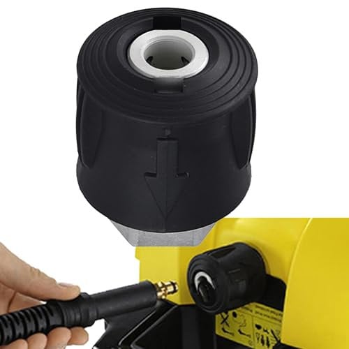 SQAQS Accesorios para Limpiadoras de Alta Presión, Aleación de Aluminio, acople rápido M22F a Nil Fisk/Bo SCH, Arandela de Alta presión Acoplamiento de tubería de Montaje, Juego de Adaptadores