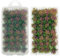 Cayway Statiques Herbe Toufts, Pourpre Flower Grass Tufts Touffe d'herbe Statique Herbe Artificielle Modèle pour Paysage, Train, Sable, Disposition Militaire