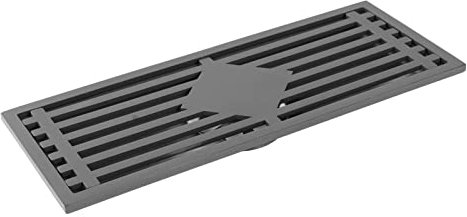 Scarico a Pavimento Rettangolare, Copertura per Scarico a Pavimento con Griglia per Doccia Resistente Alla Ruggine in Acciaio Inossidabile per Cucina Domestica, Balcone, Hotel