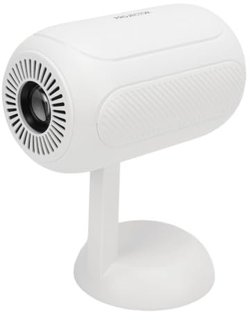 Smart 6K Projector with Wifiandbluetooth, Portable Projector with Electric Focus, Support Multi App Installation, Smart Home Projector for IOS for Android Laptop TV Stick (UK Plug)