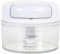 COOK CONCEPT, KD0003 Picadora Manual para Utensilios de Cocina práctica y ergonómica, Cuchillas de Acero Inoxidable, Ideal para Espacios pequeños, Blanco, Transparente, tamaño Compacto, Mini
