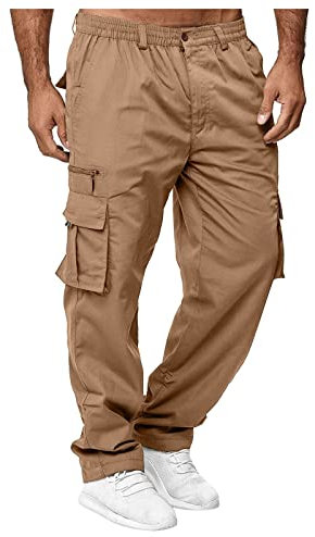 Zaloupa Pantalon De Travail Homme Cargo Noir Chantier Bas Jogging Salopette