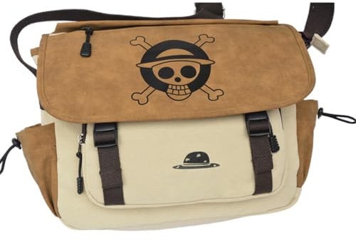 One Piece Umhängetasche,One Piece Rucksack,One Piece Messenger Bag,One Piece Merch,Anime Geschenke,Canvas College Umhängetasche,Moden Crossbody.