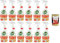 Cif Multi-Oberflächen-Sprüh-Entfetter, Essig und Bicarbonat, Green Active 12x650ml+ Italian Gourmet polpa 400gr