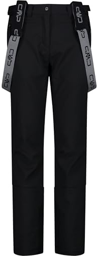 CMP Donna Salopette Pantaloni, Nero, M