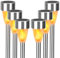 Aigostar-Luces de llamas Solar Exterior Jardin 6 Piezas,iluminación Realista Fuego Encendido,IP44 Impermeable,Luces de Antorcha Solar para exterior,Luz Solar Exterior para Jardín,Césped,Camino