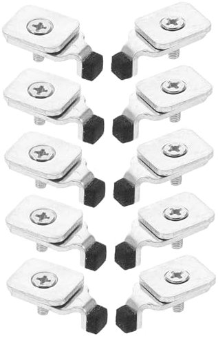 VICASKY 10Stücke Vorhangschienen Endstopfen Austauschbare Endanschläge für Vorhänge Vielseitige Vorhangschienen Zubehörteile für Wohnungen und Hotels Einfache Installation