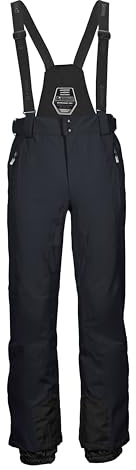 killtec Herren Skihose/Funktionshose mit abnehmbaren Trägern, Kantenschutz und Schneefang Ksw 100 Enosh Lg Mn Ski Pnts