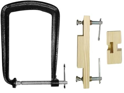 Durlo Stegklemme für klassische Gitarre, Gitarren-Wartungsklemme mit Zubehör, Zubehör-Steg-Clipping-Werkzeug