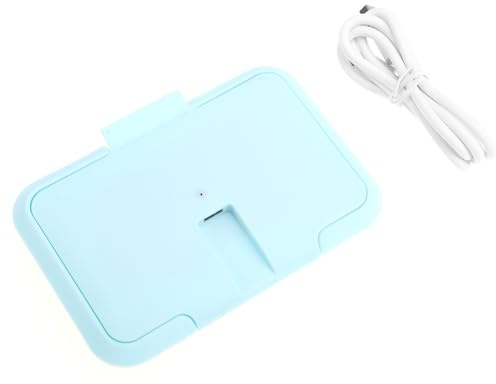 BESPORTBLE Wipe Warmer Wipes Tissue Warmer Blue Abs Heated Design Low-Power Portable and Wet Tissue for Vehicle
