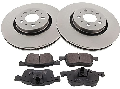 MAPCO Bremsensatz, Scheibenbremse 47953 Vorderachse, belüftet | Kompatibel mit: VOLVO S60 I, S80 I, V70 II, XC70 I Cross Country