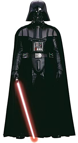 RoomMates RM - Star Wars Darth Vader Wandtattoo, PVC, bunt, 68.5 x 9 x 6.5 cm