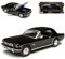 Motormax Ford Mustang 1964 1/2 Coupe Schwarz 1/24 Modell Auto