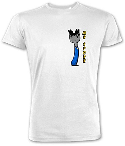 Mr Spork Premium T-shirt - White Medium
