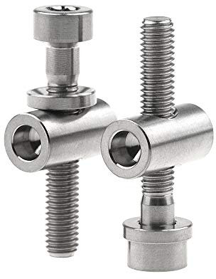 Bolzen, Mutter, Unterlegscheibe für Thomson Sattelstütze, Titan Ti M5 x 30 mm