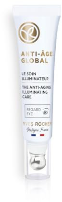 Yves Rocher Anti-?ge Global Anti-aging Illuminating Eye Care with precious Botanical Nectar, 15 ml tube