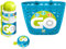 COMBO CORBEILLE + BIDON + SONNETTE SKIDS CONTROL BLUE