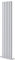 The Bath People 113097 Ingarsby 1200x472mm Double Vertical Radiator-White