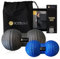 [FASZIEN DUOBALL 12CM & FASZIEN DUOBALL 8 CM] Peanut Ball Set – Faszienrolle Duoball - Duoball Faszien Massage Bälle Set Inkl. Video-anleitung, Poster & Tasche – BOZEERA®: Premium Set