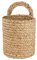 CESUO Cesta de Mimbre para Colgar en la Pared Plantador Maceta de Flores de Cuerda Colgante para Interiores y Exteriores Decoración de Cesta, Cesta de Maceta Colgante S