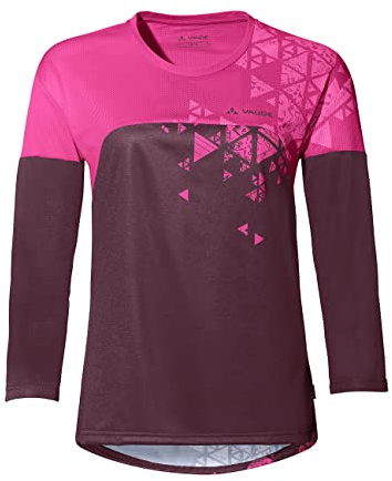 VAUDE Damen Women's Moab Ls V T-Shirt, Lychee, 44 EU