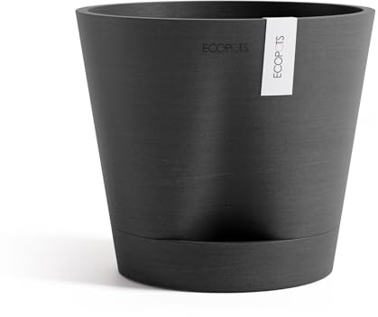 Ecopots Venedig 2 Pflanzgefäß Selbstbewässerung aus recyceltem Material für innen und außen
