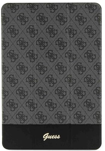 GUESS Stripe Allover - Carcasa para iPad 10.2 2020/2021, color marrón