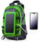 Mochila Solar Adventur | con Panel Solar de 6,5W para Cargar el teléfono móvil |Mochila 15L para Universidad, Trabajo, Ocio | Compartimento para portátil de 15'' (Verde)