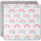 NiBaby Baby Krabbelmatte 127x127cm, Faltbare Spielmatte für Baby mit Rutschfeste Unterseite, Hypoallergen und Sicher für Babys, Krabbeldecke Baby Ideal für Innen und Außen(Regenbogen)
