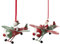 Shuangliao Weihnachtsbaumschmuck, Flugzeug Ornament, Weihnachtsmann Im Flugzeug, Hängender Ornamentanhänger Für Den Weihnachtsbaumschmuck